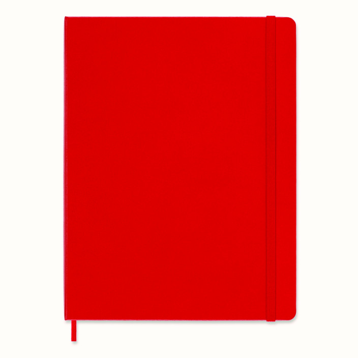Notatnik MOLESKINE Classic XL 19x25cm twardy w linie 192 strony czerwony