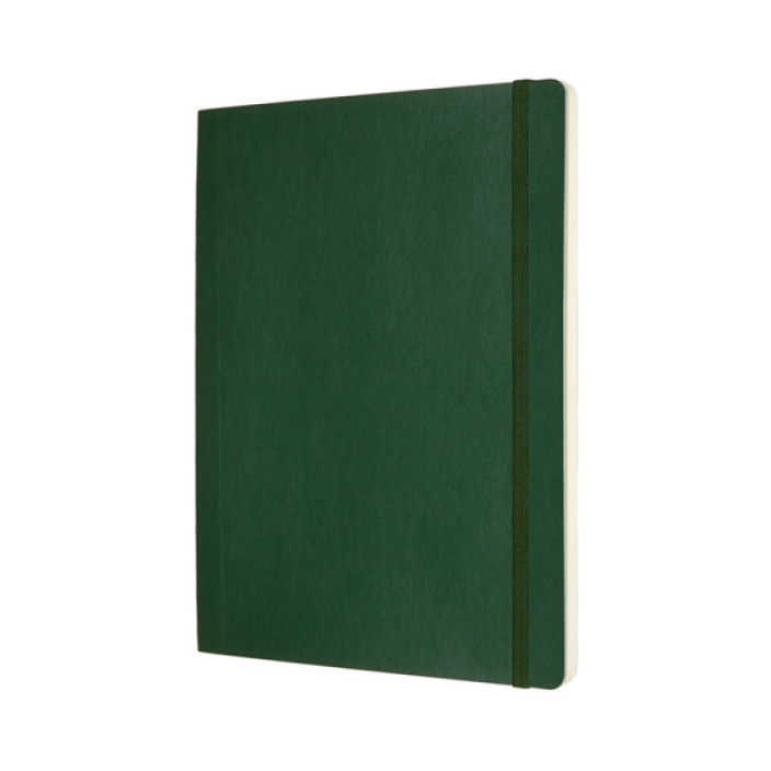 Notatnik MOLESKINE XL w kropki miękki 19x25cm 192 strony zielony