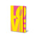 Notatnik STIFFLEX 12x21cm 192 kartek Fluo-Love żółty