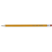 Ołówek TAURUS HB z gumką żółty