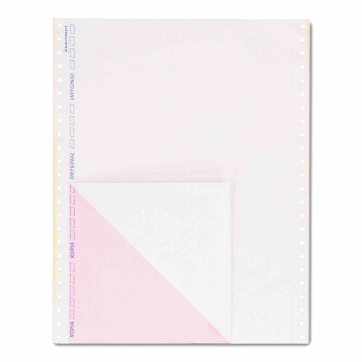 Papier komputerowy EMERSON 240x6" 1+1 kolor z nadrukiem