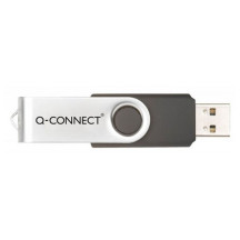 Pendrive Q-CONNECT 32GB czarno-srebrny