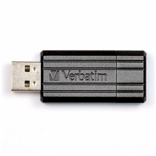 Pendrive VERBATIM PinStripe 64GB czarny