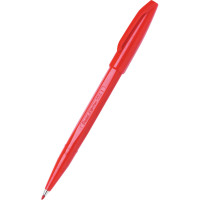 Pisak artystyczny PENTEL S520 Sign Pen na bazie wody czerwony