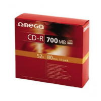 Płyta CD-R OMEGA slim 10szt.