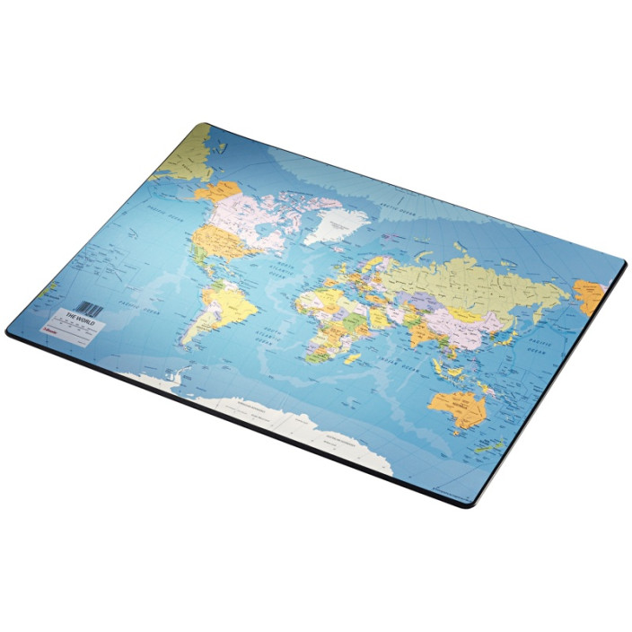 Podkładka na biurko ESSELTE z mapą Świata 400x530mm 32184