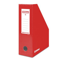 Pojemnik na dokumenty DONAU karton lakierowany czerwony 100mm 7648101-04FSC