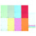 Przekładki kartonowe wąskie DONAU 1/3 A4 mix kolorów 100szt.