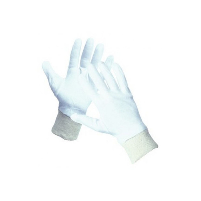 Rękawice dziane bawełniane CERVA Cormoran rozmiar 7 białe