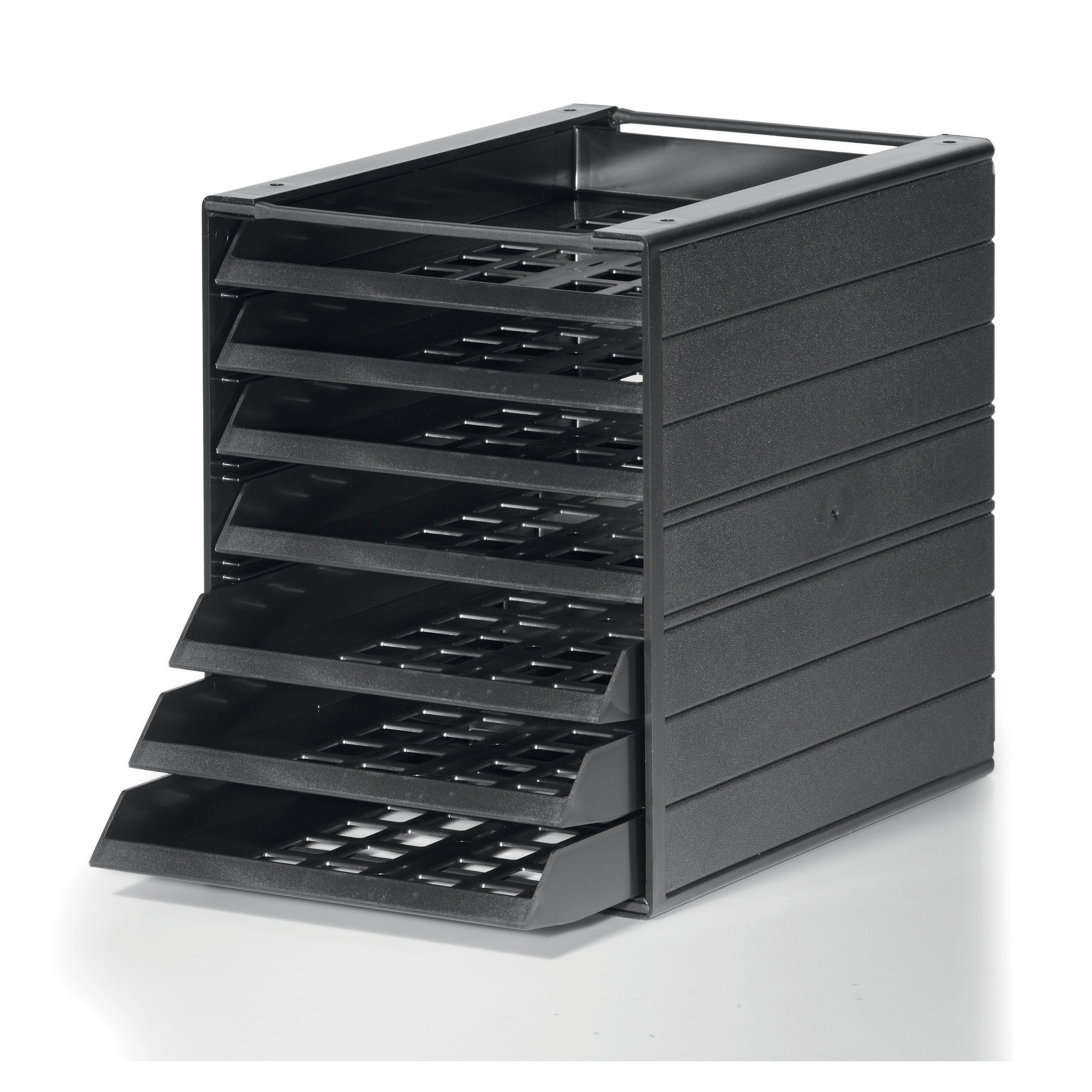 szuflady-na-dokumenty-durable-idealbox-basic-antracytowe-7-szufladek