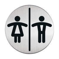 Tabliczka DURABLE Picto okrągła „Toaleta damska i męska”