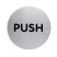 Tabliczka DURABLE Picto „PUSH” okrągła 490065