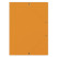 Teczka z gumką DONAU preszpanowa pomarańczowa 8643080-12PL 