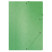 Teczka z gumką OFFICE PRODUCTS preszpan zielona 21194011-02