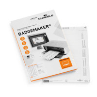 Wkłady do identyfikatorów DURABLE Badgemaker 30x65mm białe 142302 360szt.