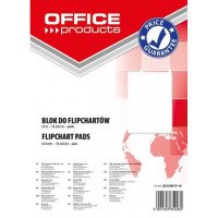 Blok do flipcharta OFFICE PRODUCTS 58,5x81cm 50 kartek gładki