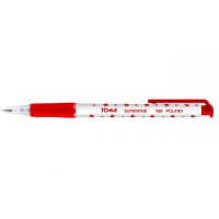 Długopis automatyczny TOMA Superfine w gwiazdki czerwony
