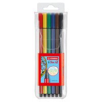 Flamaster STABILO Pen 68 kpl. 6szt. mix kolorów