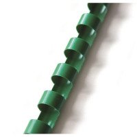Grzbiety do bindowania ARGO 51mm zielone plastikowe 50szt.
