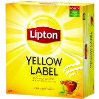 Herbata czarna LIPTON Yellow Label 100szt.
