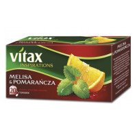 Herbata ekspresowa VITAX melisa i pomarańcza 20szt.