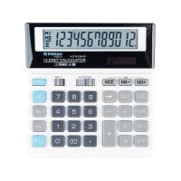 Kalkulator biurowy DONAU TECH K-DT4126-09 12-cyfrowy biały