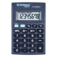 Kalkulator kieszonkowy DONAU TECH K-DT2086-01 8-cyfrowy czarny
