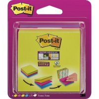 Karteczki samoprzylepne Post-it 76x76mm kostka mix kolorów 3M-UU009939057