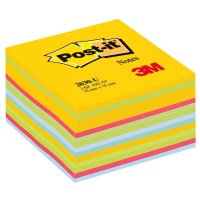 Karteczki samoprzylepne Post-it 76x76mm kostka mix kolorów 3M-UU009542976