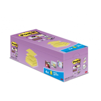 Karteczki samoprzylepne Post-it Super Sticky Z-Notes 76ｘ76mm żółte 3M-70005293231
