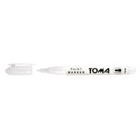 Marker olejowy TOMA TO-441 1,5mm okrągły biały