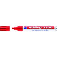 Marker permanentny EDDING 3300 1-5mm ścięty czerwony