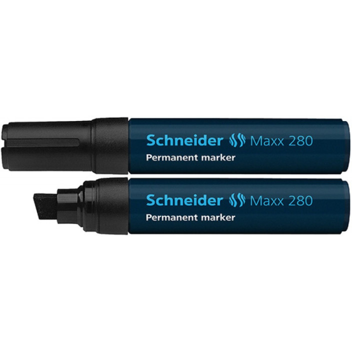 Marker permanentny SCHNEIDER Maxx 280 4-12 mm ścięty czarny