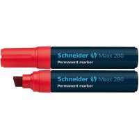 Marker permanentny SCHNEIDER Maxx 280 4-12mm ścięty czerwony