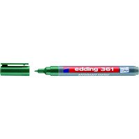 Marker suchościeralny EDDING 361 1mm igłowy zielony