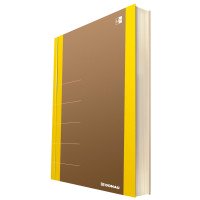 Notatnik DONAU Life 165x230mm 80 kartek żółty