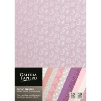 Papier ozdobny GALERIA PAPIERU Mix różowe tonacje 210-250g/m2 10ark.