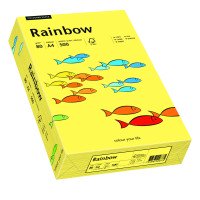 Papier RAINBOW A4 80g nr 16 żółty do drukarki i ksero - ryza 500 ark.