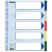 Przekładki polipropylenowe ESSELTE A4 PP Maxi z kolorowymi indeksami 5 kart