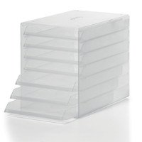 Szuflady na dokumenty DURABLE Idealbox transparentne - 7 szufladek 1712000400
