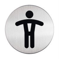 Tabliczka DURABLE Picto okrągła „Toaleta męska” 