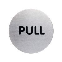 Tabliczka DURABLE Picto „PULL” okrągła 490165