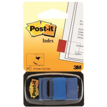 Zakładki indeksujące Post-It 25,4ｘ43,2mm niebieskie 50szt. 3M-70071392735