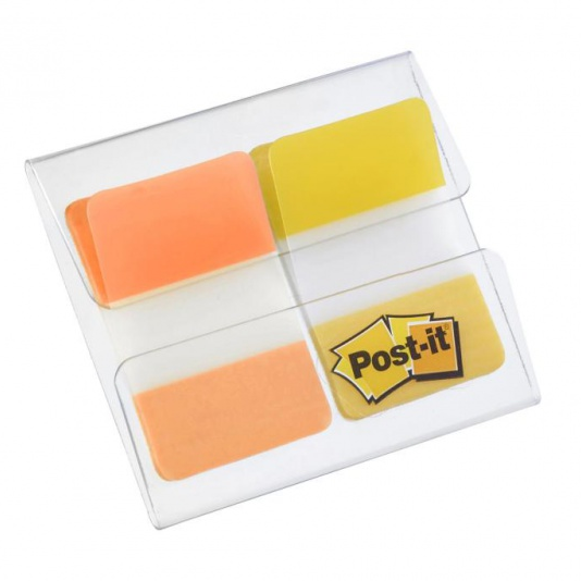 Zakładki indeksujące Post-It 38ｘ25,4mm 16szt. żółte i pomarańczowe 3M-UU008032912