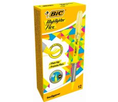 Zakreślacz BIC Flex żółty